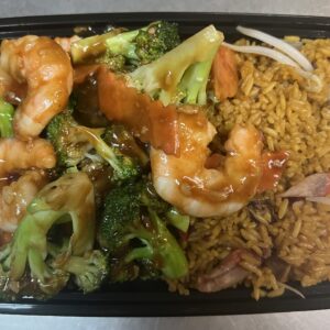 C18. Shrimp with Broccoli